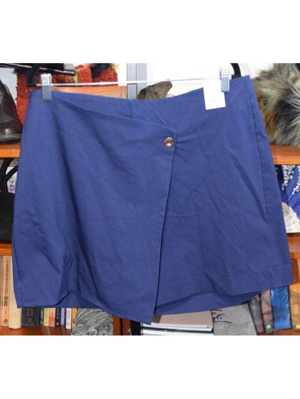 Dear Scarlett Navy Blue Wrap Skort 2X - New With Tags